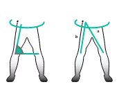 Illustration of 골반회전 pose.